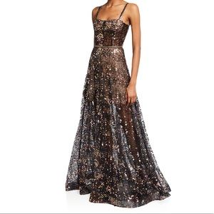 Bronx and Banco Midnite Noir Sequin Gown